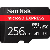 Карта памяти SANDISK microSDXC Express 256GB UHS-I U3 A1 Class 10 (SDSQXFN-256G-GN4NN)