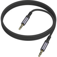 Кабель BOROFONE BL24 Graceful AUX Audio Cable mini-jack 3.5mm 1м Gray