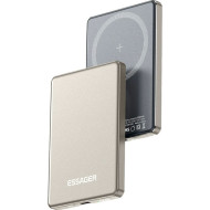Повербанк MagSafe ESSAGER Cross-Border Magnetic Wireless 1xUSB-C PD3.0,QC3.0 20W 5000mAh Space Gray