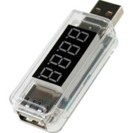 USB тестер CHARGER DOCTOR напряжения (3-7.5V) и тока (0-2.5A) White