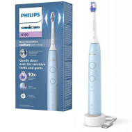 Электрическая зубная щётка PHILIPS Sonicare 6100 series Light Blue (HX7406/01)