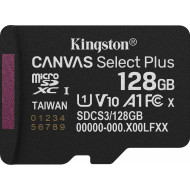 Карта памяти KINGSTON microSDXC Canvas Select Plus 128GB UHS-I V10 A1 Class 10 (SDCS3/128GBSP)