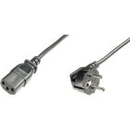 Кабель питания DIGITUS CEE 7/7 - C13 75см (AK-440109-008-S)