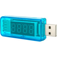 USB тестер CHARGER DOCTOR напряжения (3-7.5V) и тока (0-2.5A) Blue