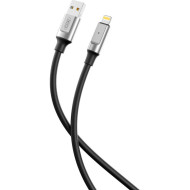 Кабель XO NB251 USB-A to Lightning 1м Black