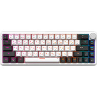 Клавиатура беспроводная GAMEPRO Asgard Valhalla MK210B PRO QLAB Orange Switch White