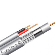 Коаксиальный кабель с питанием FINMARK F5967BVwhite-2x0.75power 305м White