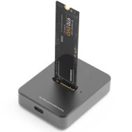 Док-станция POWERPLANT NVMe PCIe M.2 to USB3.1 (HC380596)