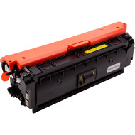 Тонер-картридж POWERPLANT для HP Color LaserJet M554 Yellow с чипом (PP-W2122AYL)