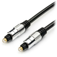 Кабель оптический (аудио) ATCOM TOSLINK 5м Black (10705)