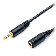 Кабель-удлинитель ATCOM mini-jack 3.5mm 3м Black (16848)