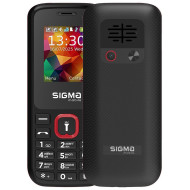 Мобильный телефон SIGMA MOBILE X-style 171 Mini Black/Red (4827798813744)