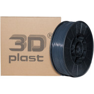 Пластик (филамент) для 3D принтера 3DPLAST PETG 1.75mm, 0.85кг, Graphite
