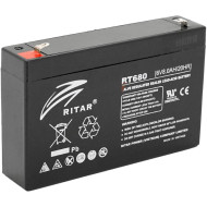 Аккумуляторная батарея RITAR RT680 Black Case (6В, 8Ач)