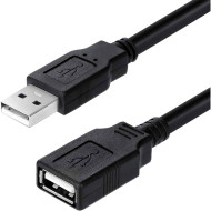 Кабель-удлинитель COLORWAY USB2.0 AM/AF 1.8м Black (CW-CBUF076-BK)