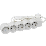 Удлинитель LEGRAND Standard 5x2K+3 White, 5 розеток, 1.5м (694555)