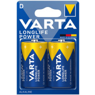Батарейка VARTA Longlife D 2шт/уп (04120101422)