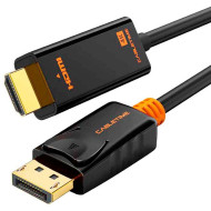 Кабель CABLETIME 4K 60Hz DisplayPort - HDMI v1.2 1.8м Black (CD32K)