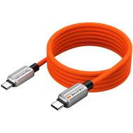 Кабель CABLETIME USB2.0 CM/CM 240W Magnetic 2м Orange (CU06L)