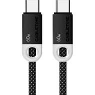 Кабель CABLETIME USB2.0 CM/CM 60W 1м Black (CUP4H)