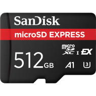 Карта памяти SANDISK microSDXC Express 512GB UHS-I U3 A1 Class 10 (SDSQXFN-512G-GN4NN)