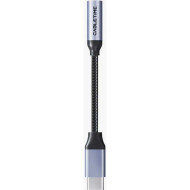 Адаптер CABLETIME USB-C to 3.5mm 0.15м Black/Gray (CPA6G)