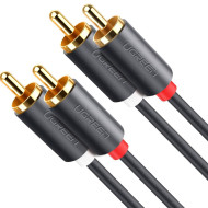 Кабель UGREEN AV104 Audio 2xRCA - 2xRCA 5м Black (10520)