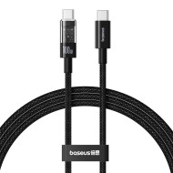 Кабель BASEUS Gem Fast Charging Data Cable USB-C to USB-C PD100W 1м Black (P10373000111-00)