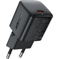 Зарядное устройство ACEFAST A118 Fast Charge Wall Charger GaN PD30W (1xUSB-C) Black