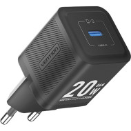 Зарядное устройство VENTION 1xUSB-C GaN Wall Charger 20W Black (FEPB0-EU)