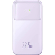 Повербанк BASEUS Comet Series Dual Cable Digital Display Fast Charge 22.5W 20000mAh Purple (PPMD020105)