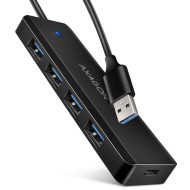 USB-хаб AXAGON 4-Port SuperSpeed USB-A Travel Hub