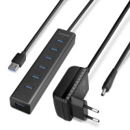 USB-хаб AXAGON 7-Port USB-A 3.0 Charging Hub