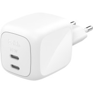 Зарядное устройство BELKIN Boost Up Charge Pro Dual USB-C GaN Wall Charger 67W White (WCH020KQWH)