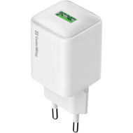 Зарядное устройство COLORWAY 1xUSB-A, 3A, QC3.0, 18W White (CW-CHS063Q-WT)