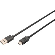 Кабель DIGITUS USB2.0 AM/CM 3м (AK-300148-030-S)