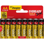 Батарейка ENERGIZER Eveready Gold AA 8шт/уп (7168305)