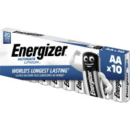 Батарейка ENERGIZER Ultimate Lithium AA 10шт/уп (E301535501)