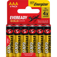 Батарейка ENERGIZER Eveready Gold AAA 6шт/уп (7234907)
