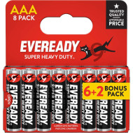 Батарейка ENERGIZER Eveready Super Heavy Duty AAA 8шт/уп (7234910)