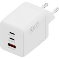 Зарядное устройство DIGITUS GaN Charger, 2x USB-C, 1x USB-A, 100W White (DA-10304)