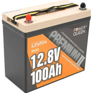 Аккумуляторная батарея POWER QUEEN LiFePO4 12.8V 100Ah Mini (12.8В, 100Ач)
