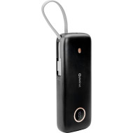 Повербанк PLATINET Powerbank w/Type-C cable, QC, PD 70W 20000mAh Black (PMPB2070)