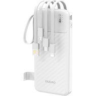 Повербанк DUDAO K11 1xUSB-A w/4 cables 10W 10000mAh White (6977196681860)