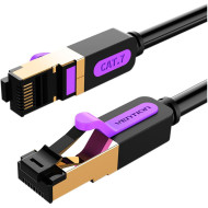 Патч-корд VENTION SSTP Cat.7 CU 0.5м Black (ICDBD)