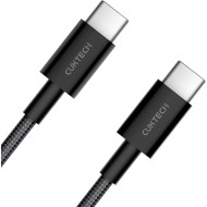 Кабель CUKTECH Type-C to Type-C Braided 3A 60W 1.5м Light Gray
