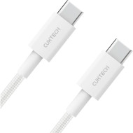 Кабель CUKTECH Type-C to Type-C Braided 3A 60W 1.5м White