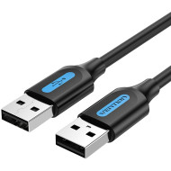 Кабель VENTION USB2.0 AM to AM Cable 1м Black (COJBF)