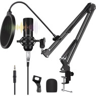 Микрофон для стриминга/подкастов PULUZ PU612B Black