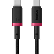 Кабель BASEUS Dura Series Fast Charging Cable Type-C to Type-C 100W 2м Black/Red (P10377803U01-03)